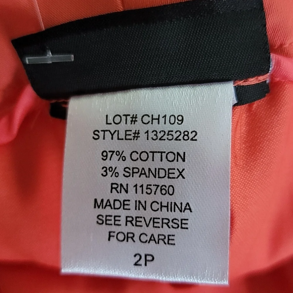 Bay Studio Women’s Tennis Golf Skirt Skort Cotton Spandex Blend Size 2P Coral. - Picture 5 of 5